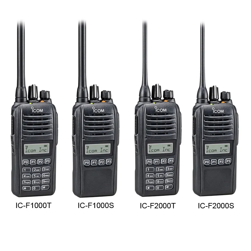 Icom IC-F2000 (UHF) và IC-F1000 (VHF) — siêu mỏng 24,5mm, thiết kế cho chuyên gia Bộ đàm Icom IC-F2000 UHF và IC-F1000 VHF dòng F-Series chính hãng