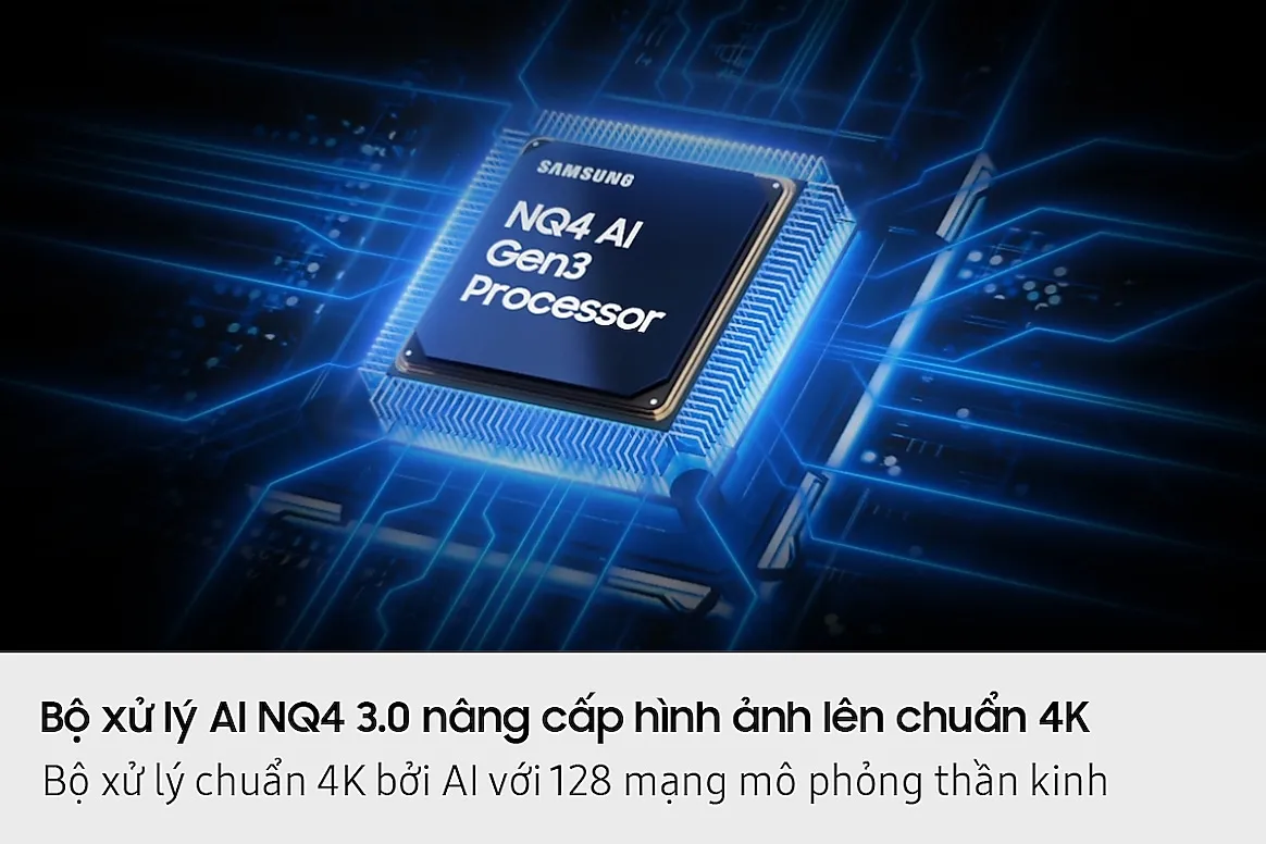 Tivi Samsung QN90F 98 inch trình chiếu nội dung 4K trong không gian doanh nghiệp