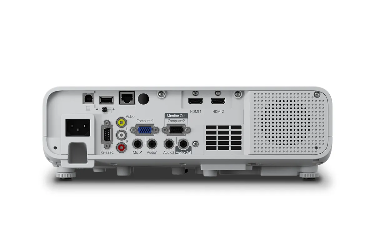 Mặt sau máy chiếu Epson EB-L270F với cổng kết nối