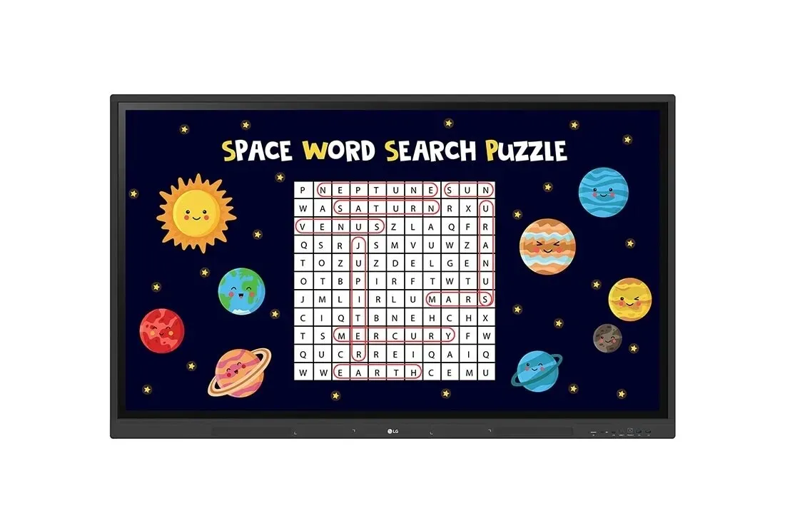 Màn hình tương tác LG CreateBoard 86 inch 86TR3DK-B nhìn chính diện