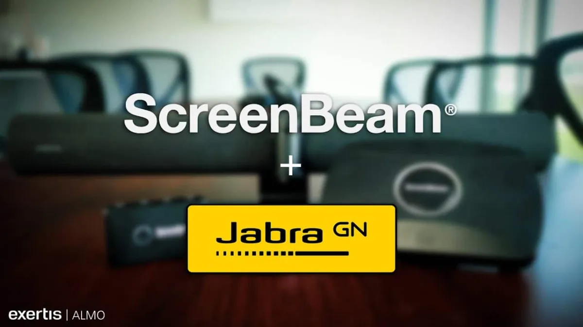 Bộ thu trình chiếu không dây ScreenBeam 1100 Plus cho phòng họp hybrid ScreenBeam 1100 Plus trong phòng họp doanh nghiệp