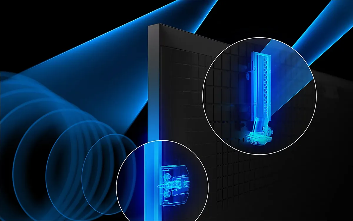 Hệ loa 2.2.2 kênh 70W của tivi Sony BRAVIA 9 85 inch K-85XR90 Loa tweeter trên tivi Sony BRAVIA 9 85 inch K-85XR90 Acoustic Multi-Audio