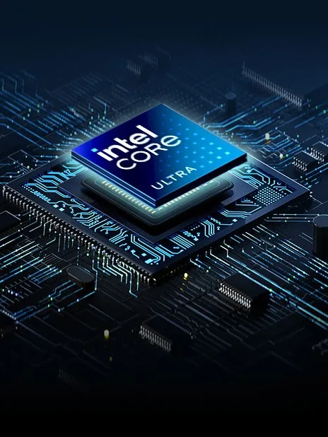 Chip Intel Core Ultra 7 255H bên trong laptop LG gram 16 16Z90T