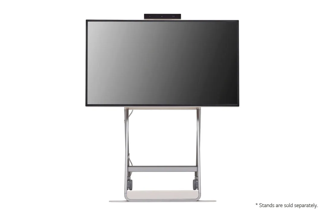 LG One:Quick Flex 43HT3WJ — màn họp 43 inch tích hợp camera và bánh xe LG One:Quick Flex 43HT3WJ màn hình họp di động all-in-one 43 inch