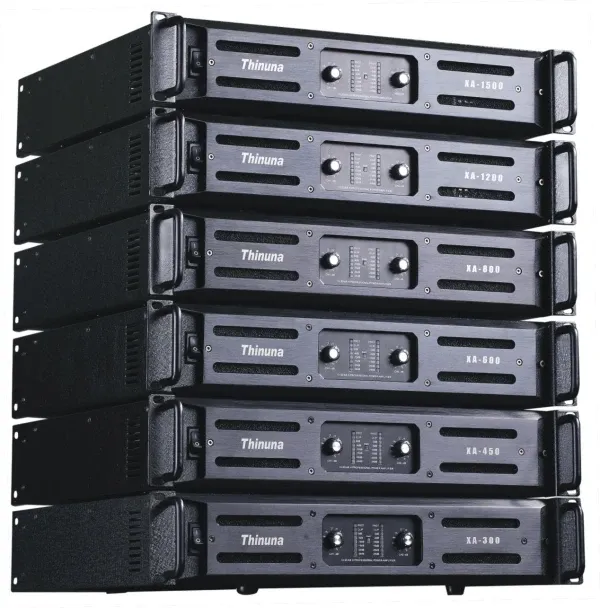 Bộ quản lý nguồn tuần tự THINUNA SP-6108 trong tủ rack âm thanh sự kiện THINUNA SP-6108 lắp trong dàn âm thanh biểu diễn chuyên nghiệp