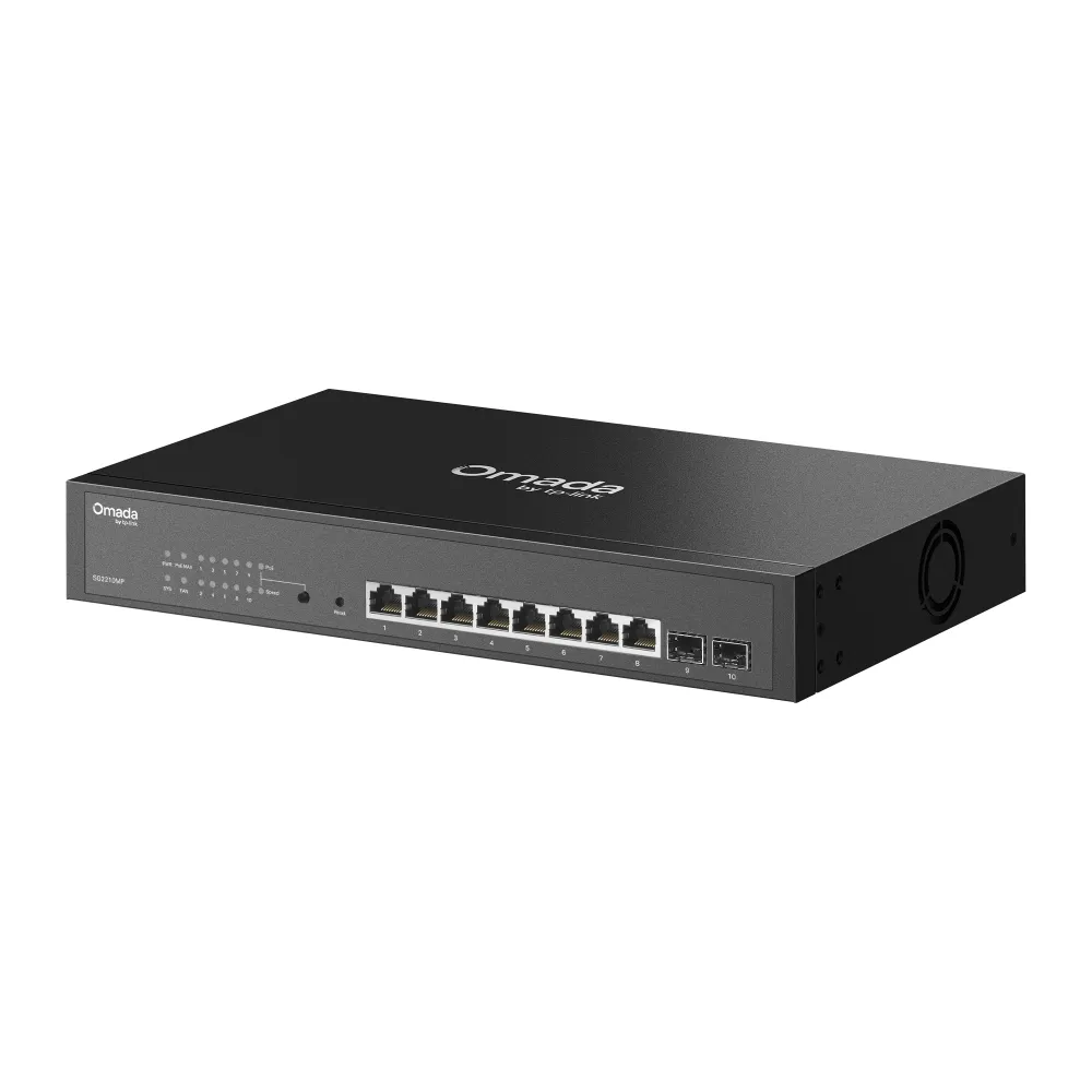 Sơ đồ kết nối thiết bị PoE vào SG2210MP Kết nối thiết bị PoE vào TP-Link SG2210MP switch