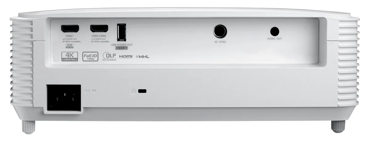 Phía sau Optoma HT27LV