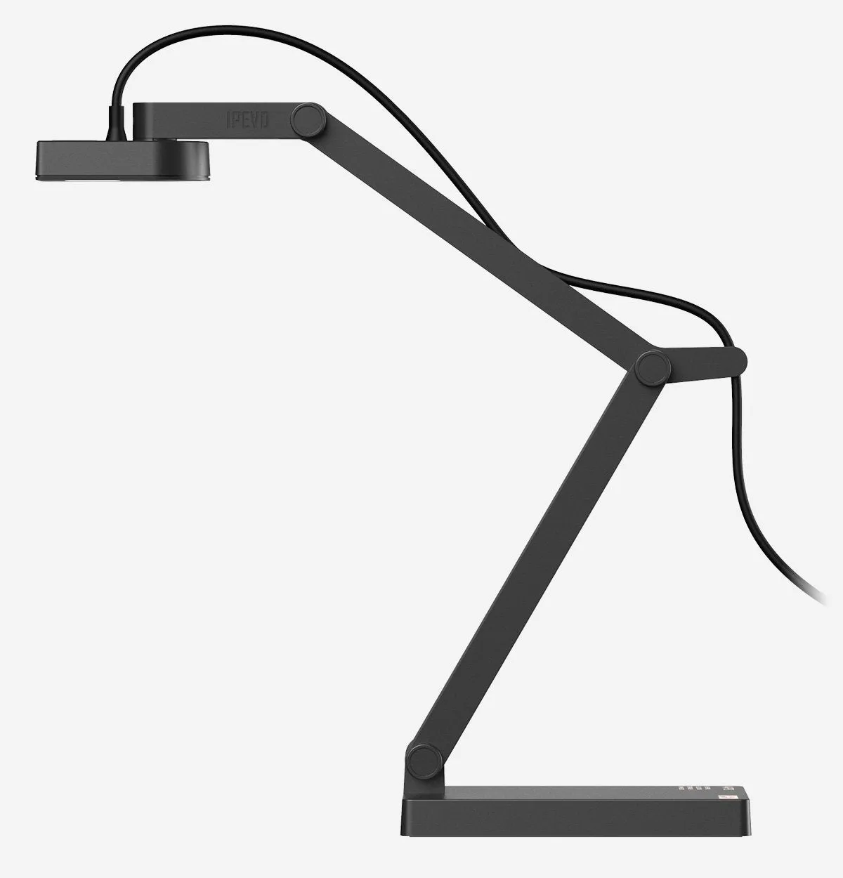 V4K Pro plug-and-play USB với Zoom và Microsoft Teams IPEVO V4K Pro kết nối USB với laptop, hiển thị tài liệu trên màn hình Zoom Meeting