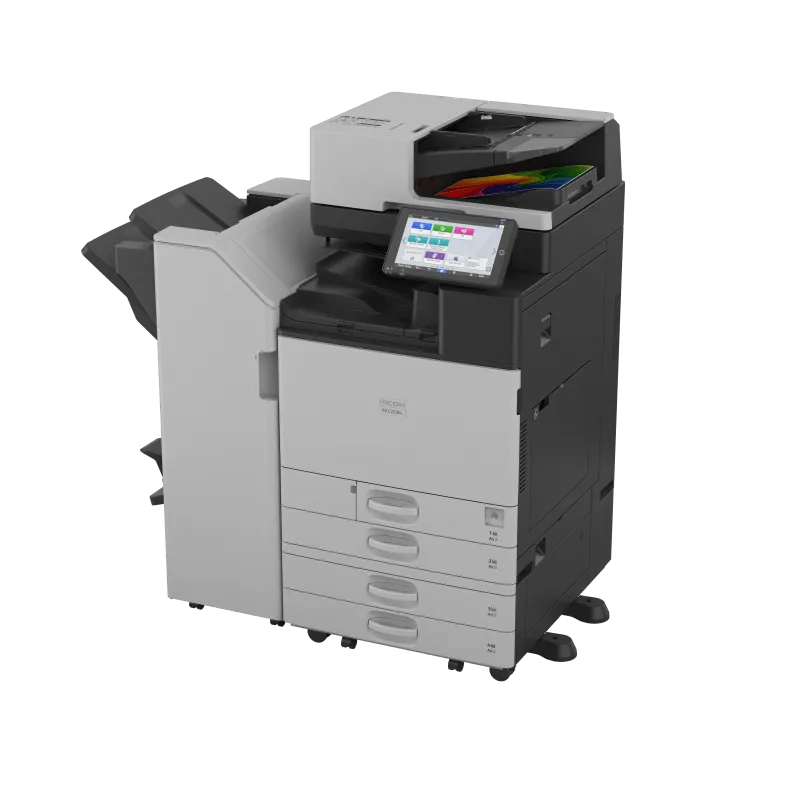 Máy photocopy Ricoh IM C2010 in màu A3 kèm bản in mẫu cho văn phòng