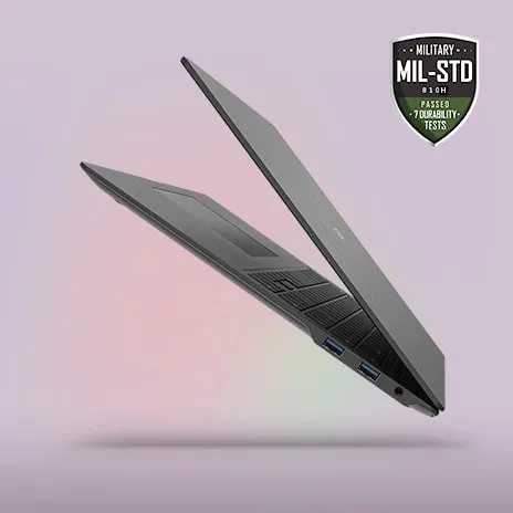 Thiết kế mỏng nhẹ của laptop LG gram 16 16Z90T đạt chuẩn quân đội MIL-STD-810H