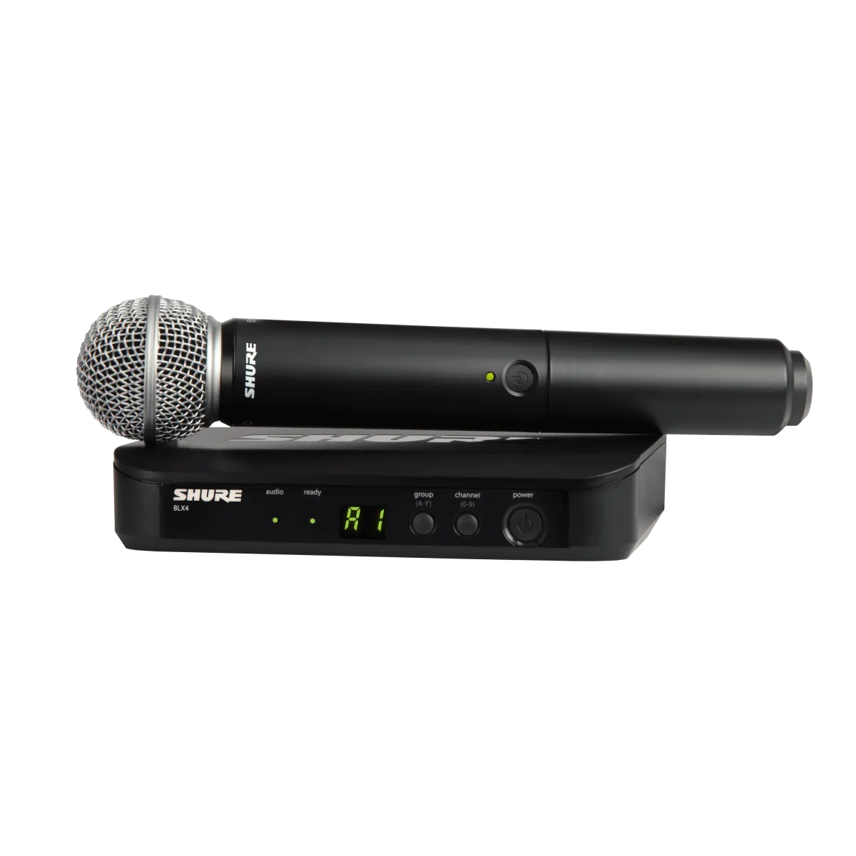 Trọn bộ BLX288/SM58 gồm đầu thu, hai micro và phụ kiện Bộ Shure BLX288/SM58 đầy đủ phụ kiện đi kèm