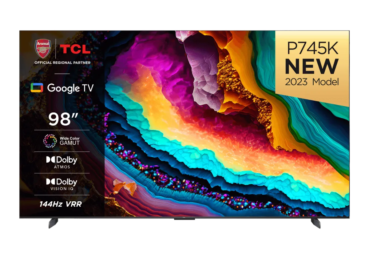 Tivi TCL 98 inch P745 — smart tivi 4K Google TV cỡ 98 inch Tivi TCL 98 inch P745 4K Direct LED màn siêu lớn