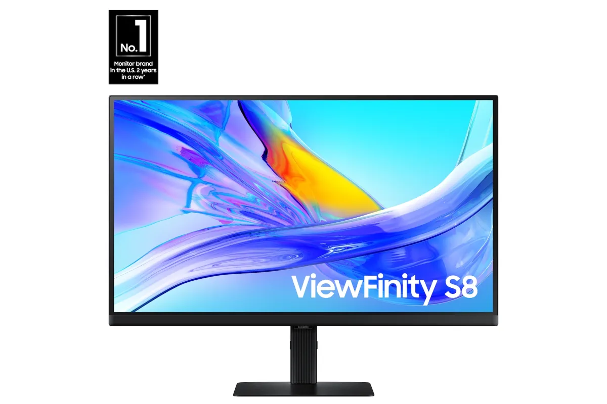 Samsung ViewFinity S8 phủ dải màu rộng cho công việc sáng tạo Màn hình Samsung ViewFinity S8 màu DCI-P3 cho thiết kế