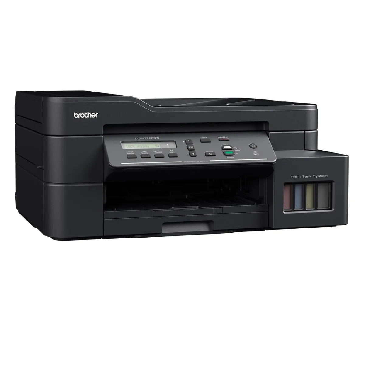 DCP-T720DW in 2 mặt tự động, phù hợp văn phòng in 500-1.500 trang/tháng Máy in Brother DCP-T720DW in 2 mặt tự động cho văn phòng nhỏ
