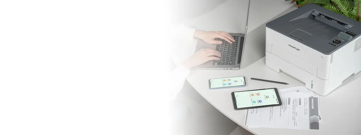 Pantum P3300DW in không dây qua WiFi và NFC tiện lợi Máy in Pantum P3300DW hỗ trợ in không dây qua WiFi