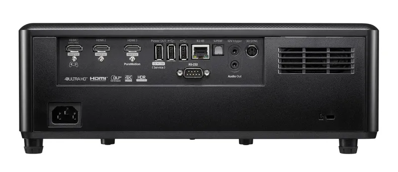 Optoma UHZ55 cổng kết nối