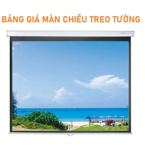Bảng giá màn chiếu treo tường Bảng giá màn chiếu treo tường