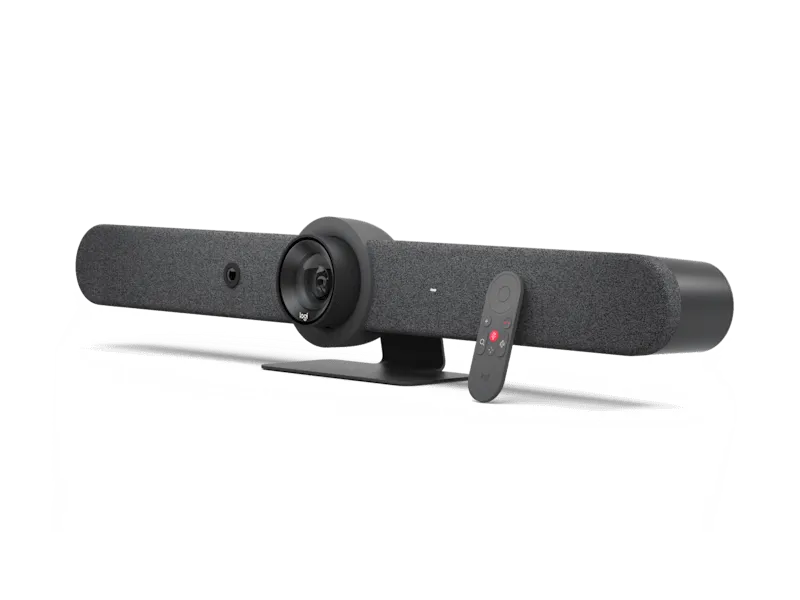Logitech Rally Bar lắp gọn dưới màn hình phòng họp vừa Logitech rally bar lắp dưới màn hình phòng họp vừa