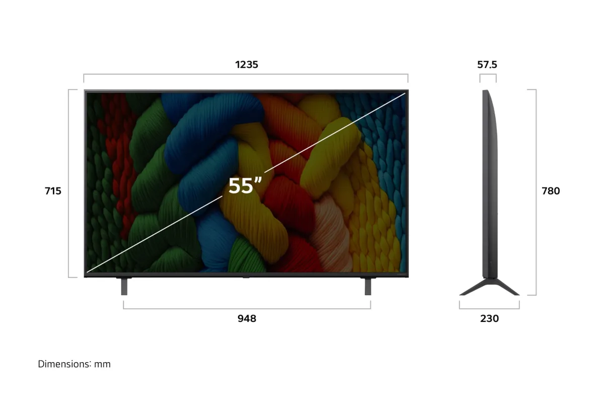 Hệ thống cổng kết nối của LG NanoCell NANO80 55 inch Cổng kết nối HDMI eARC trên tivi LG NanoCell NANO80 55 inch