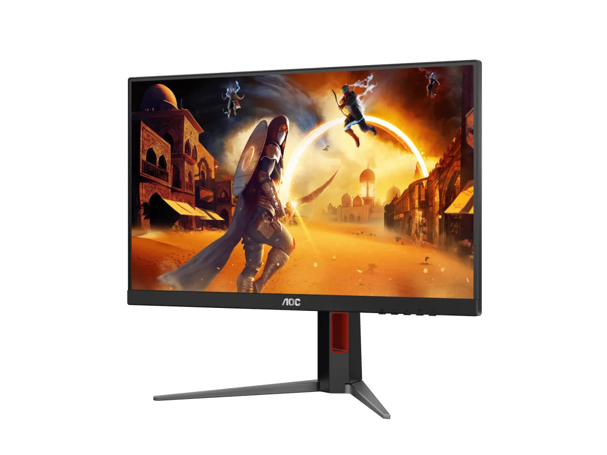 Màn hình AOC 24G4 hiển thị nội dung làm việc và giải trí