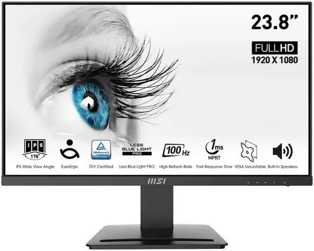 Màn hình MSI PRO MP243X — màn 24 inch FHD IPS 100Hz Màn hình MSI PRO MP243X 24 inch FHD IPS 100Hz