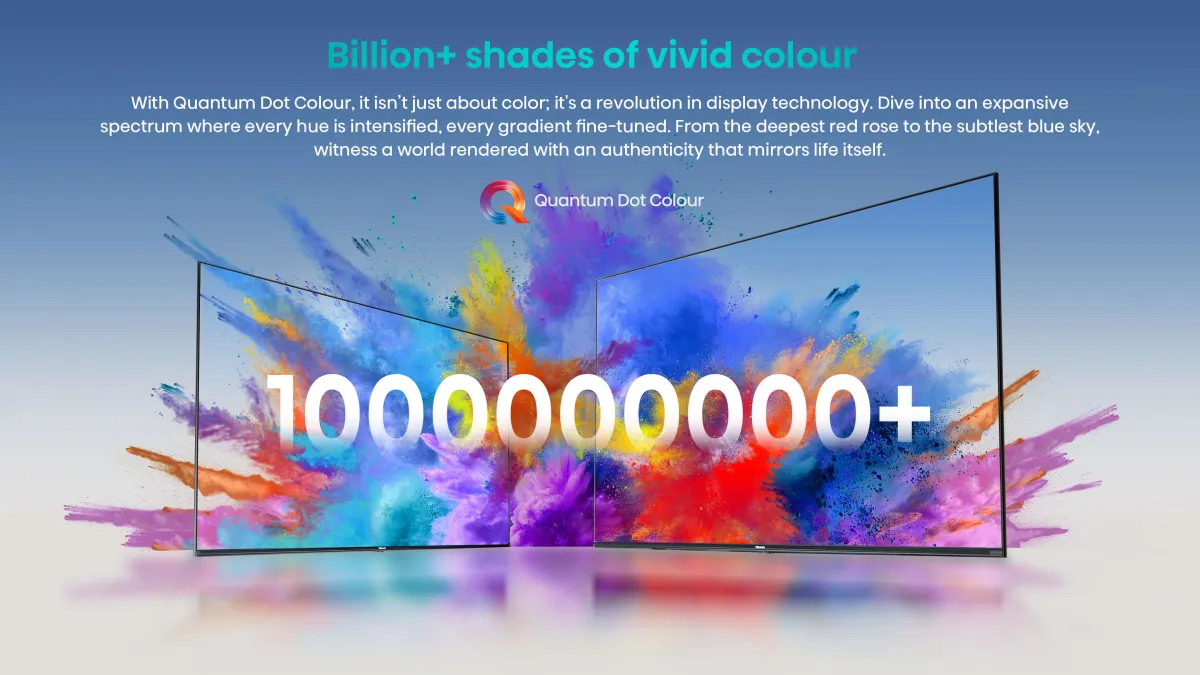 Công nghệ Quantum Dot trên tivi Hisense 65 inch Q6N Tivi Hisense 65 inch Q6N công nghệ Quantum Dot màu sắc