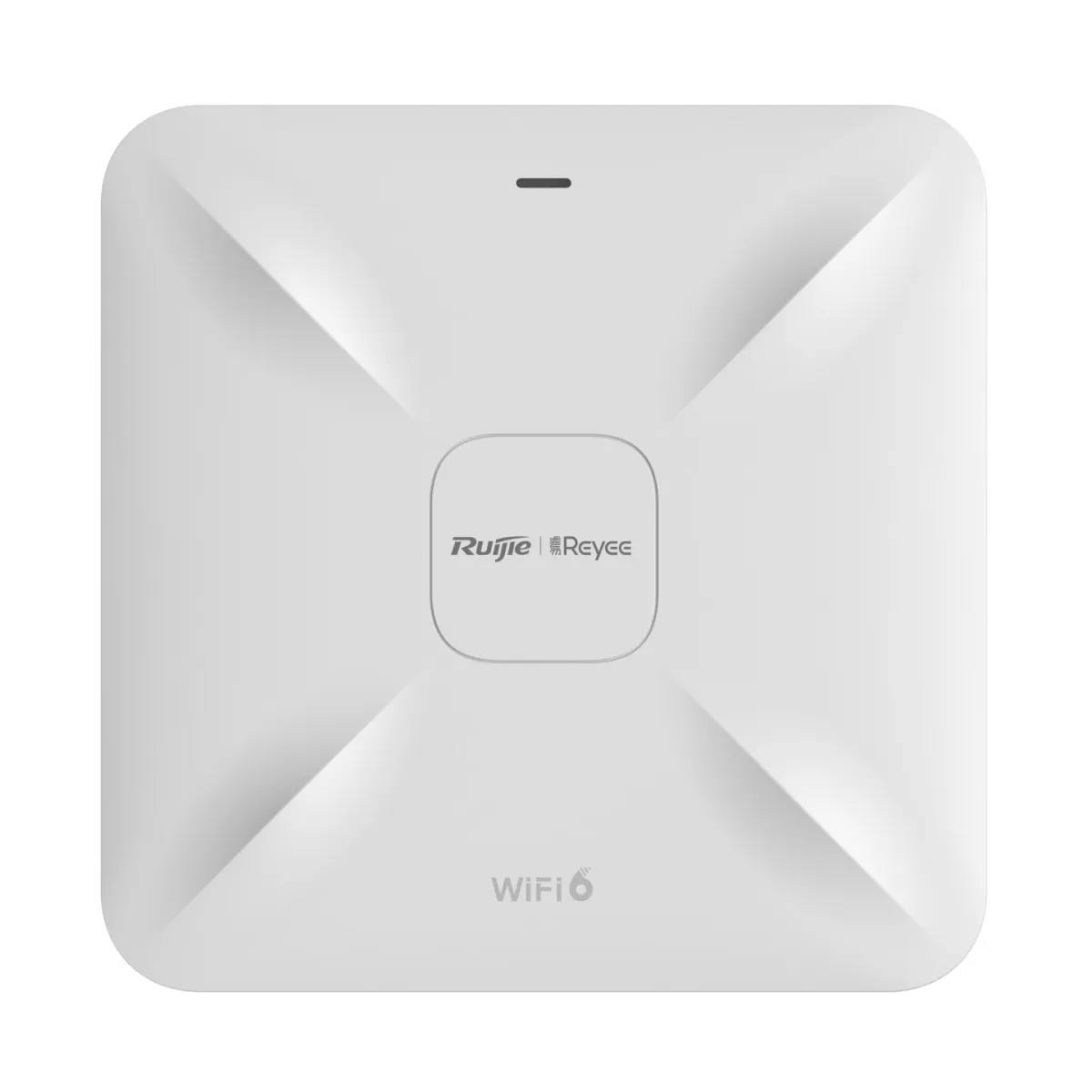 RG-RAP2260G với ăng-ten omnidirectional tích hợp — phủ sóng hành lang và phòng khách sạn hiệu quả Ruijie Reyee RG-RAP2260G nhìn góc nghiêng — ăng-ten tích hợp dBi 3 cho hành lang khách sạn