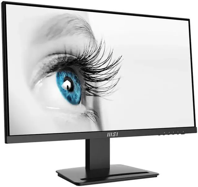 Chân đế công thái học chỉnh đa hướng của MSI PRO MP243X Màn hình MSI PRO MP243X chân đế chỉnh độ cao xoay lật dọc