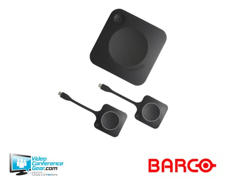 ClickShare Button của Barco CX-30 cắm vào laptop để trình chiếu không dây