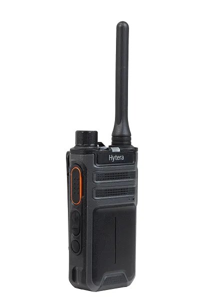 Pin 4000mAh và cổng Type-C của Hytera AP515LF Bộ đàm Hytera AP515LF mặt bên với pin 4000mAh sạc Type-C