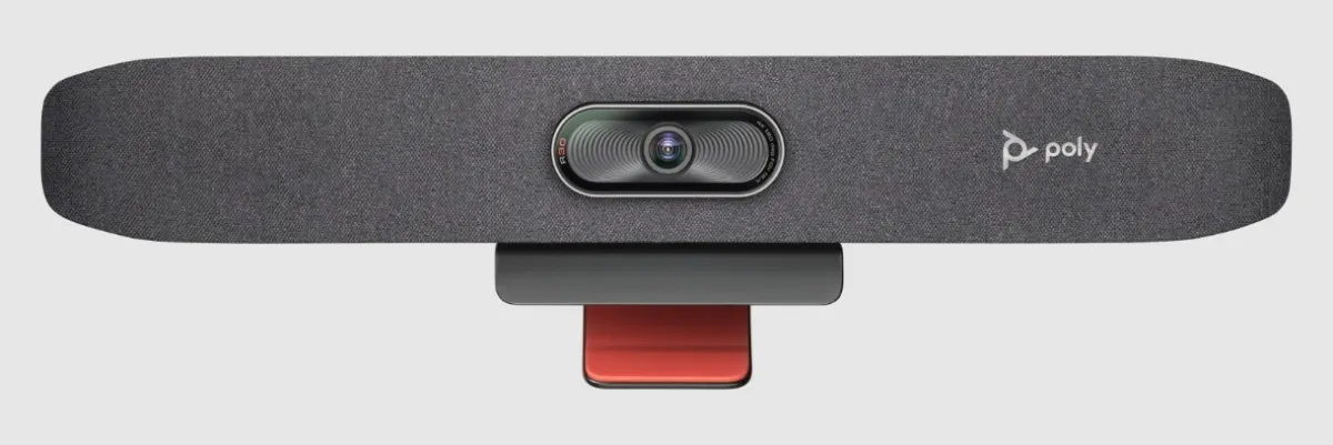 Poly Studio R30 — video bar tích hợp camera 4K, micro và loa Poly Studio R30 thanh hội nghị camera 4K cho phòng họp nhỏ