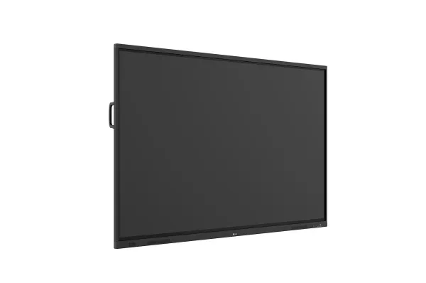 Thiết kế viền mỏng màn hình tương tác LG 86TR3DQ-B 86 inch Thiết kế màn hình tương tác LG 86TR3DQ-B nhìn góc nghiêng