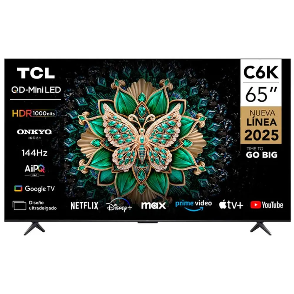 Tivi TCL 65C6K QD-Mini LED 4K 65 inch mặt trước