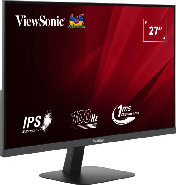 ViewSonic VA2708-2K-MHD góc nghiêng, viền mỏng 3 cạnh phù hợp setup nhiều màn hình Màn hình ViewSonic VA2708-2K 27 inch 2K IPS thiết kế viền mỏng 3 cạnh