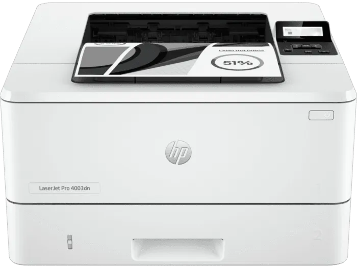 Máy in HP LaserJet Pro 4003dn laser đen trắng nhìn trực diện