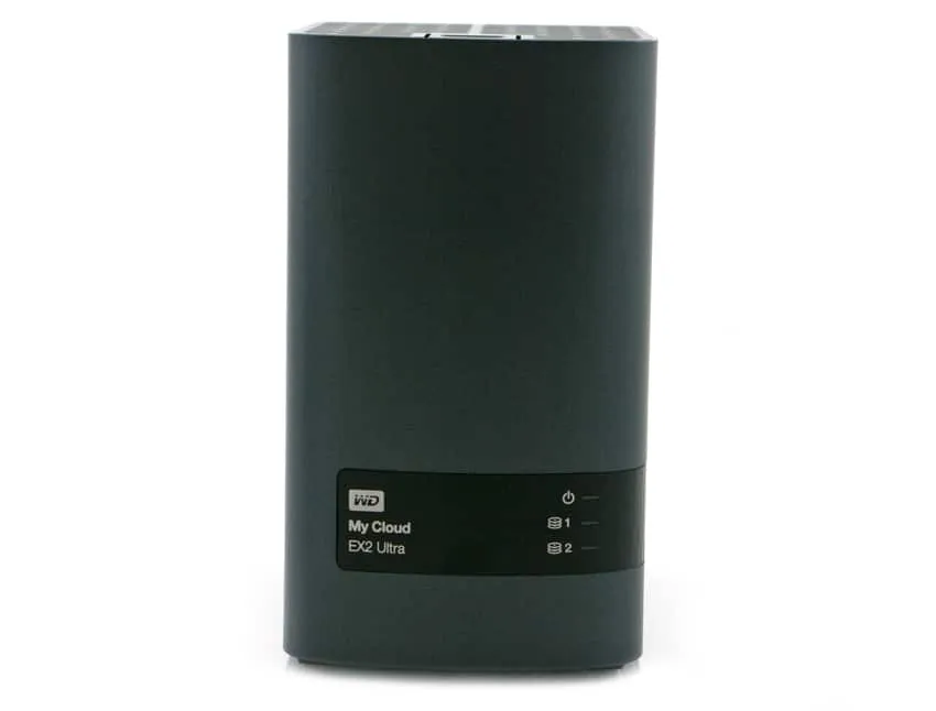 WD My Cloud EX2 Ultra — NAS 2 bay cho SOHO và team nhỏ WD My Cloud EX2 Ultra NAS 2 bay thiết kế mặt trước