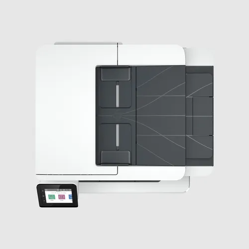 Khay ADF quét 2 mặt một lần của HP LaserJet Pro 4103fdn Khay nạp tài liệu tự động và màn hình cảm ứng máy in HP LaserJet Pro 4103fdn
