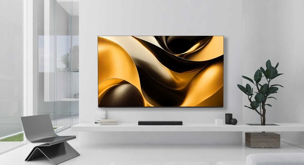 Tivi Casper OLED 65CGS810 đặt trong không gian thực tế Tivi Casper OLED 65CGS810 65 inch trong không gian phòng khách