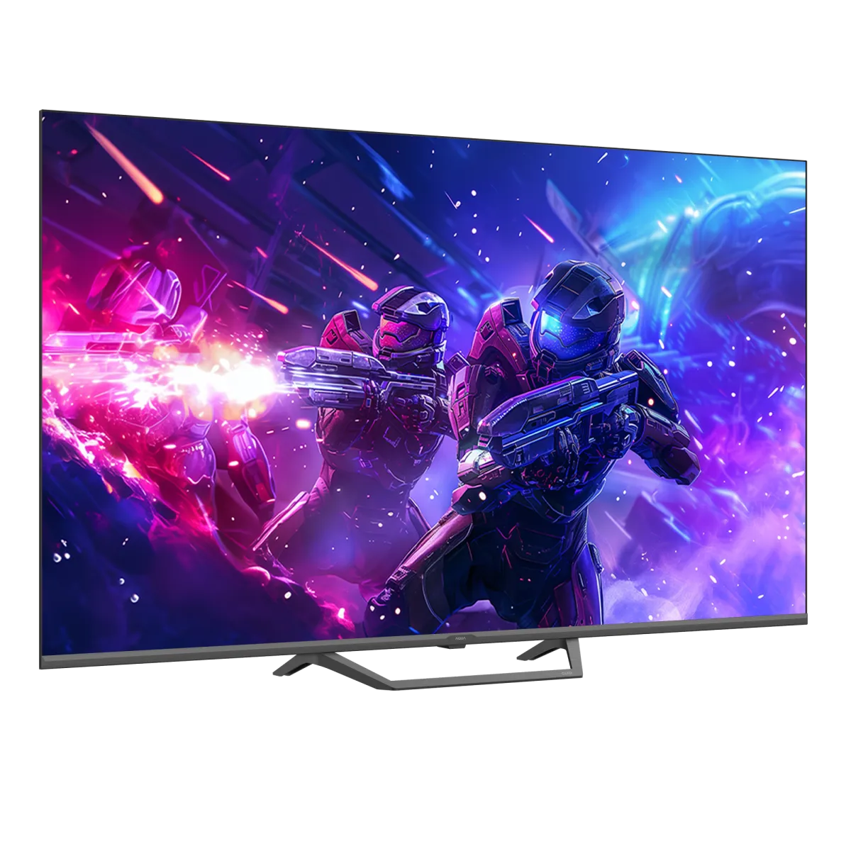 Google TV trên tivi Aqua 55 inch QLED AQT55S80EUX dễ đồng bộ nội dung Tivi Aqua AQT55S80EUX chạy hệ điều hành Google TV giao diện trực quan