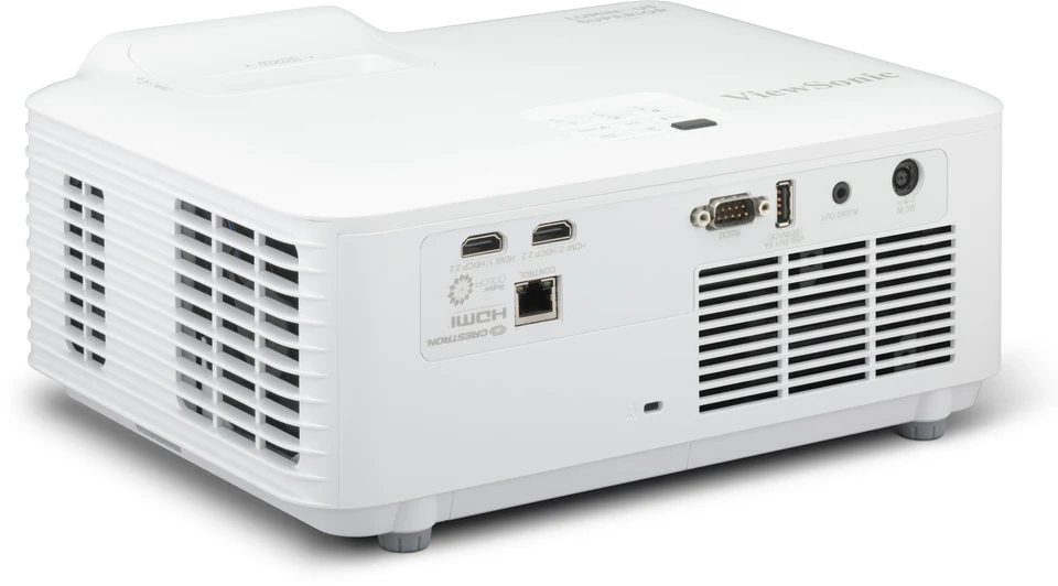 Cổng kết nối máy chiếu ViewSonic LSD400HD-ST - 2 HDMI 2.0, RJ45 LAN, RS-232, USB-A, Audio out
