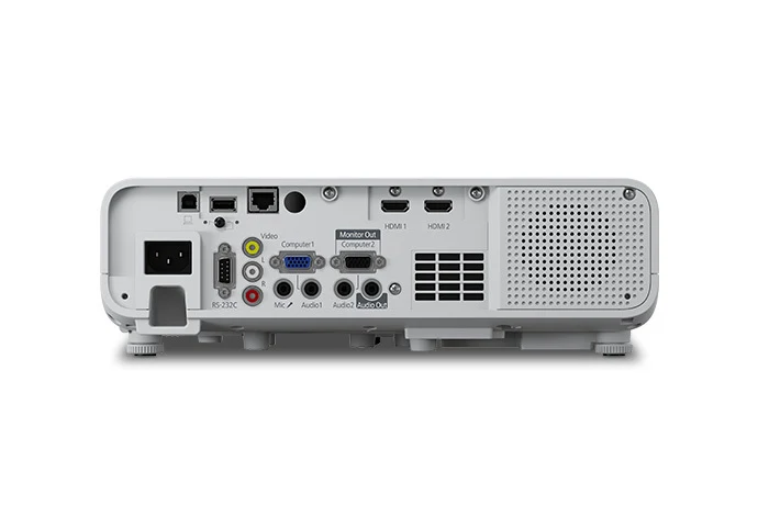 Cổng kết nối Epson EB-L210W - 2 HDMI, LAN RJ45, VGA, RS-232C, Composite, Audio RCA, Microphone