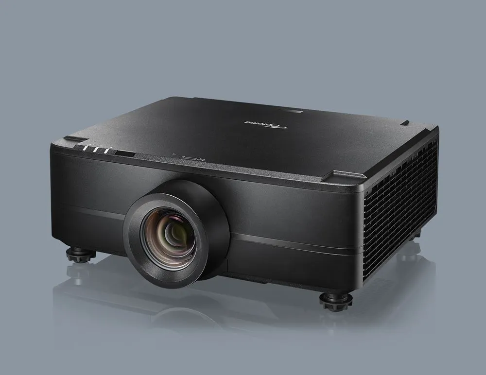 Máy chiếu Optoma ProScene ZU820T DLP laser WUXGA 8.800 lumens Máy chiếu Optoma ProScene ZU820T nhìn chính diện mặt trước