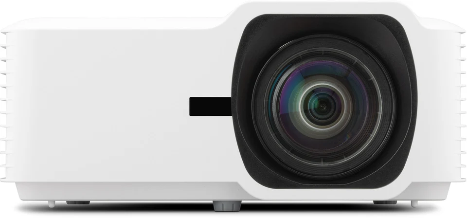 Máy chiếu ViewSonic LSD400HD-ST chiếu gần laser Full HD - mặt trước, ống kính short throw tỷ lệ 0.5