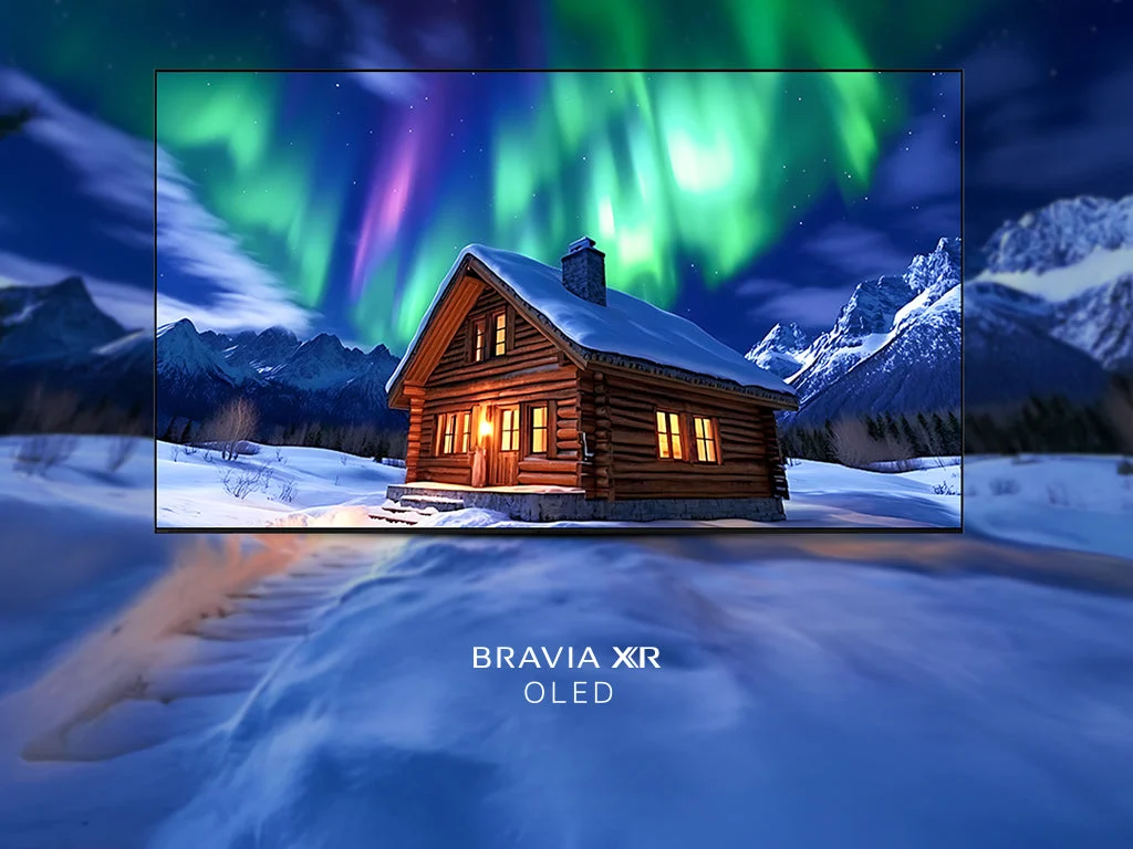 Tivi Sony K-55XR80 BRAVIA 8 màn hình OLED XR đen sâu, tương phản cao, màu XR Triluminos Pro