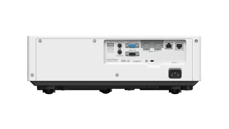 Mặt sau Panasonic PT-VMZ62: 2 HDMI, DIGITAL LINK, LAN, Computer In, RS-232C, USB, Audio