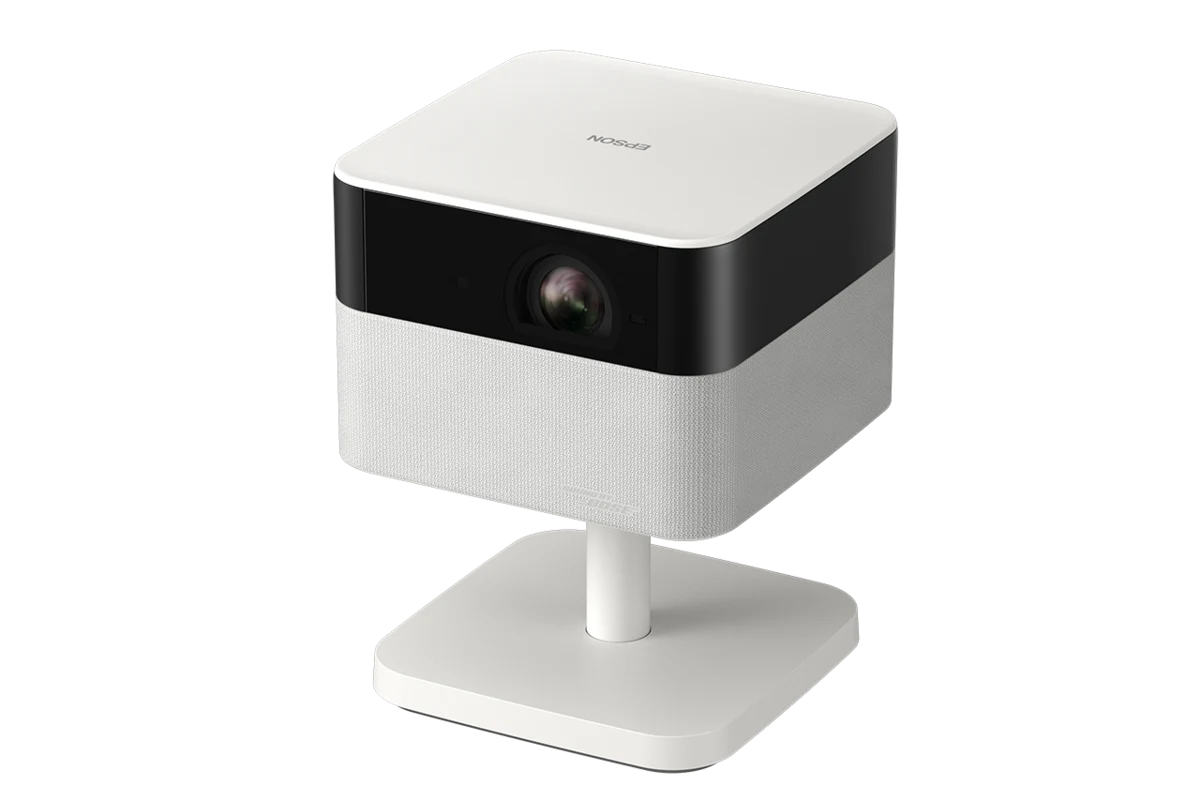 Epson EF-71 chân xoay gimbal 180 độ nghiêng 105 độ chiếu lên trần tường