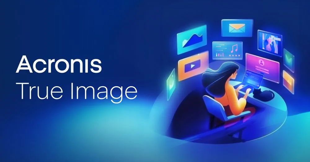 Acronis True Image 2025 - chống ransomware tích hợp AI Giao diện bảng điều khiển Acronis True Image 2025 chống ransomware