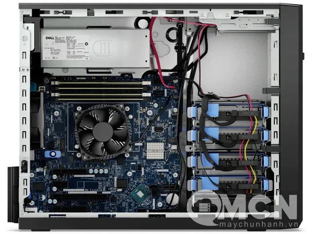 Dell PowerEdge T150 bên trong CPU và RAM