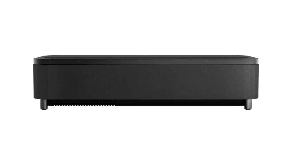 Máy chiếu Epson EH-LS800B nhìn ngang - thiết kế Laser TV mỏng gọn đặt trên kệ sát tường