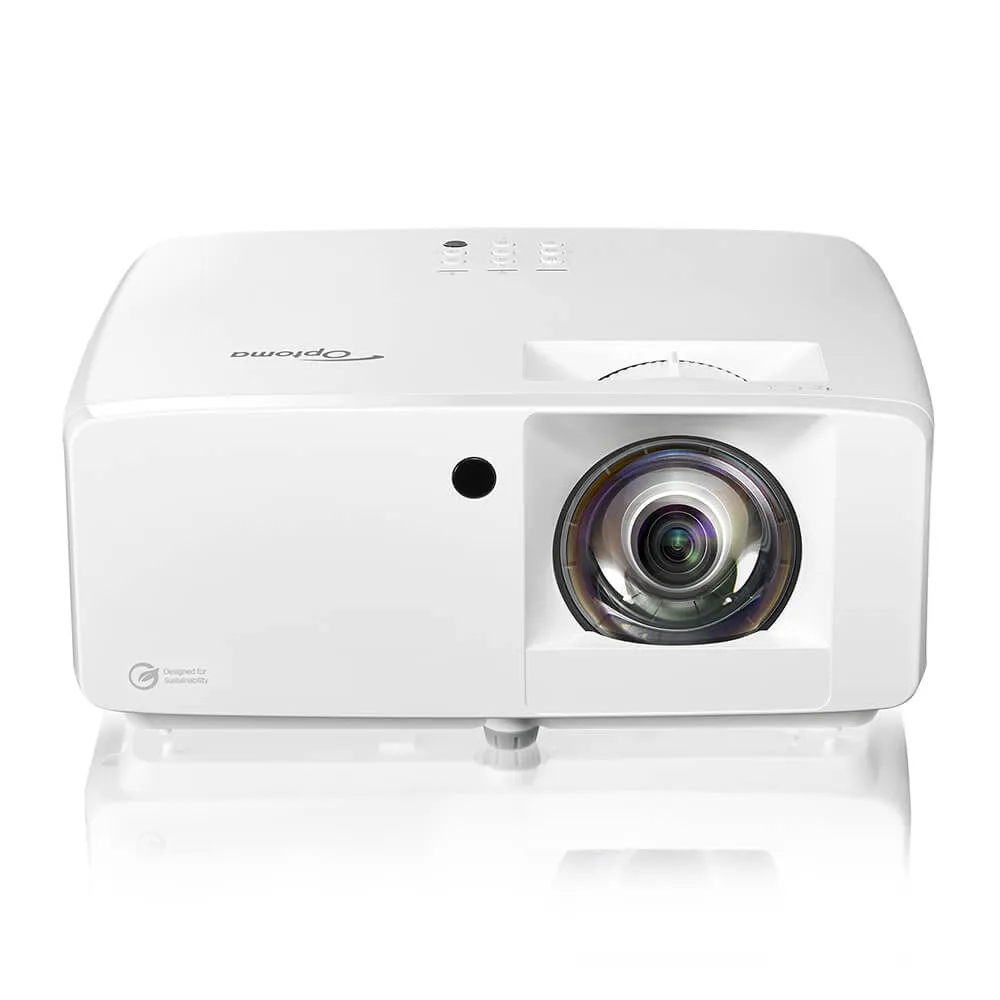Máy chiếu Optoma ZK431ST DLP laser 4K short throw 4.100 lumens Máy chiếu laser 4K UHD Optoma ZK431ST nhìn từ mặt trước